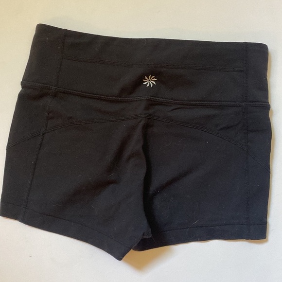 Athleta Black Booty Shorts XS #160 - Picture 3 of 7